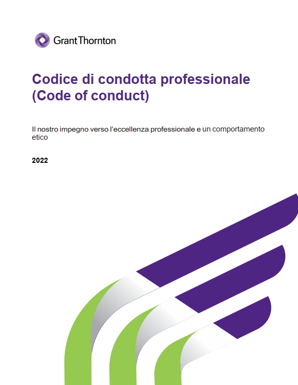 Copertina Documento codice di Condotta