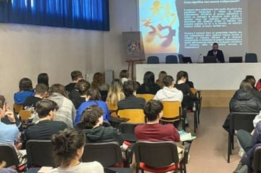 Michele Castronovo all’istituto ITCS Gaetano Salvemini di Casalecchio di Reno.