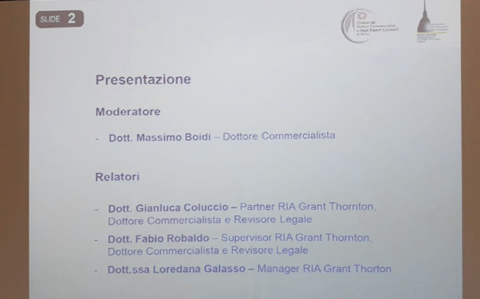 Formazione Ria Grant Thornton