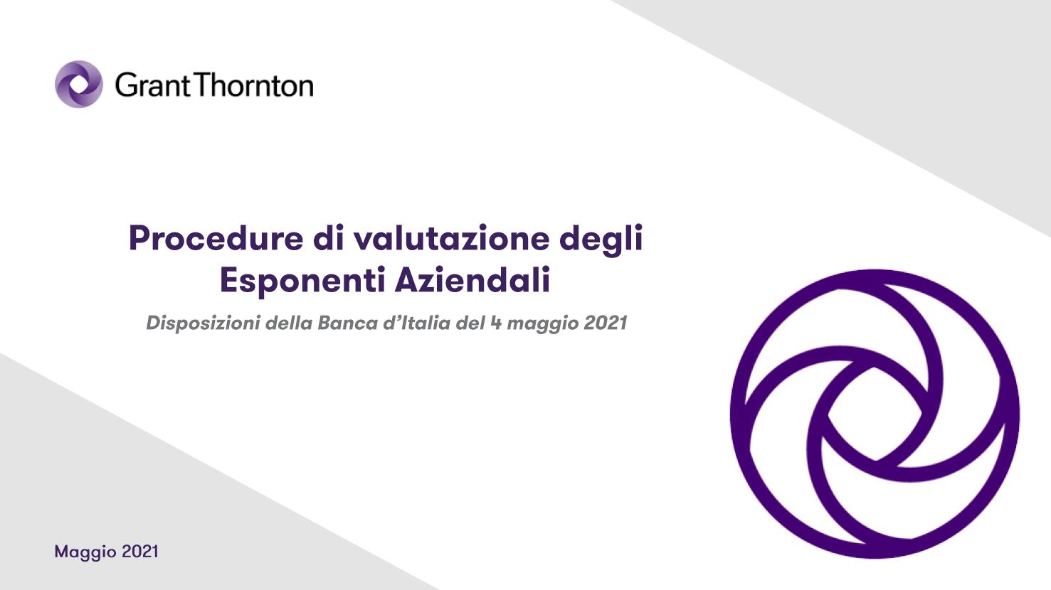 Copertina Documento Procedure di Valutazione