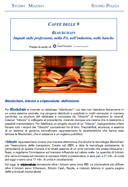 Locandina Blockchain