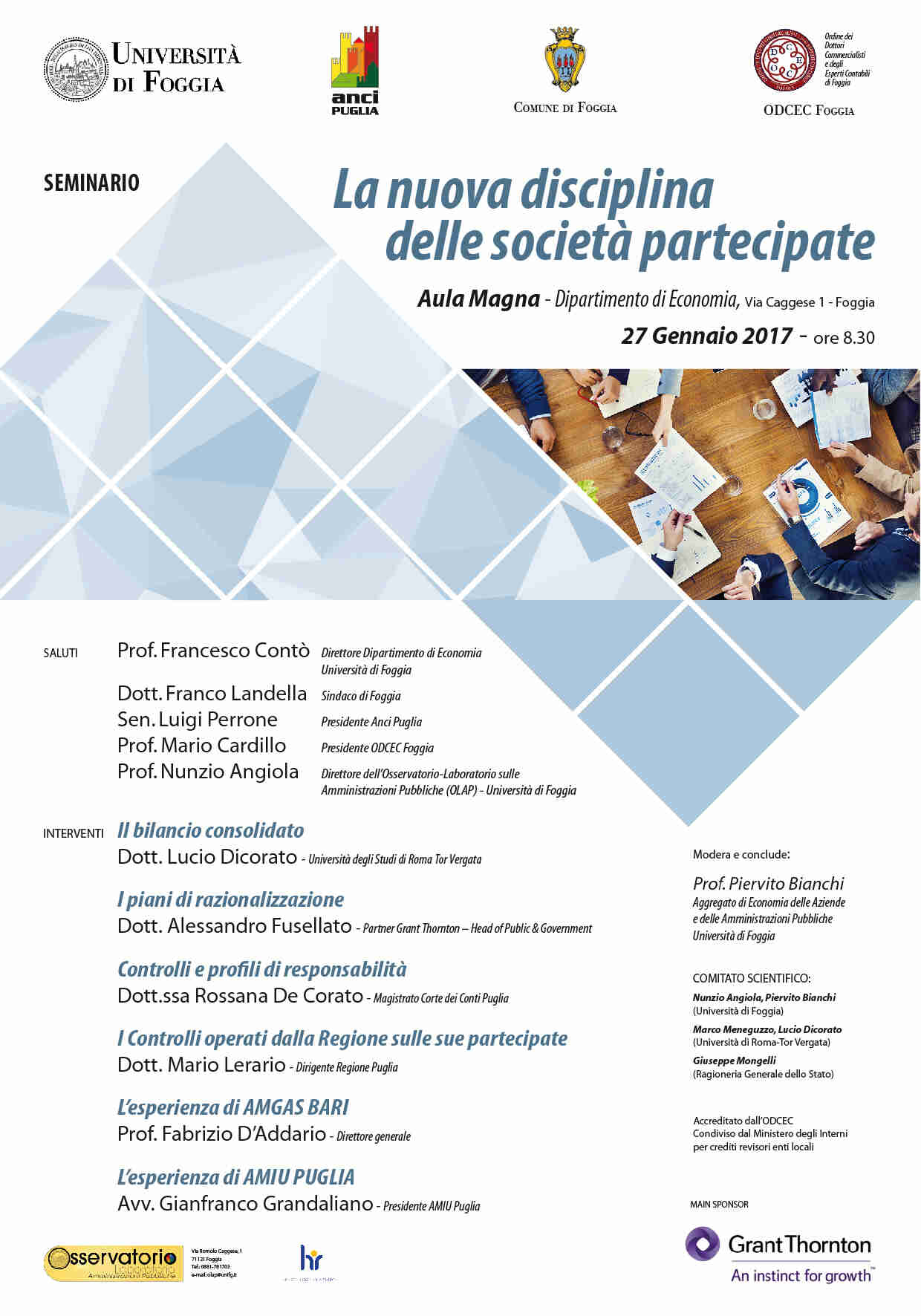 Cover locandina Seminario Foggia
