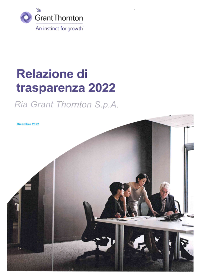 Transparency report Ria Grant Thornton